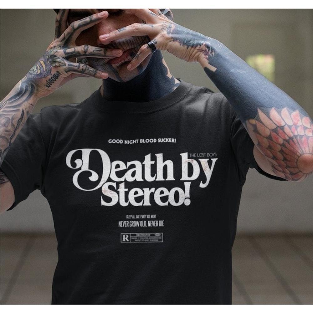 The Lost Boys Shirt Death By Stereo Lost Boys Movie - Horror Movie Shirt